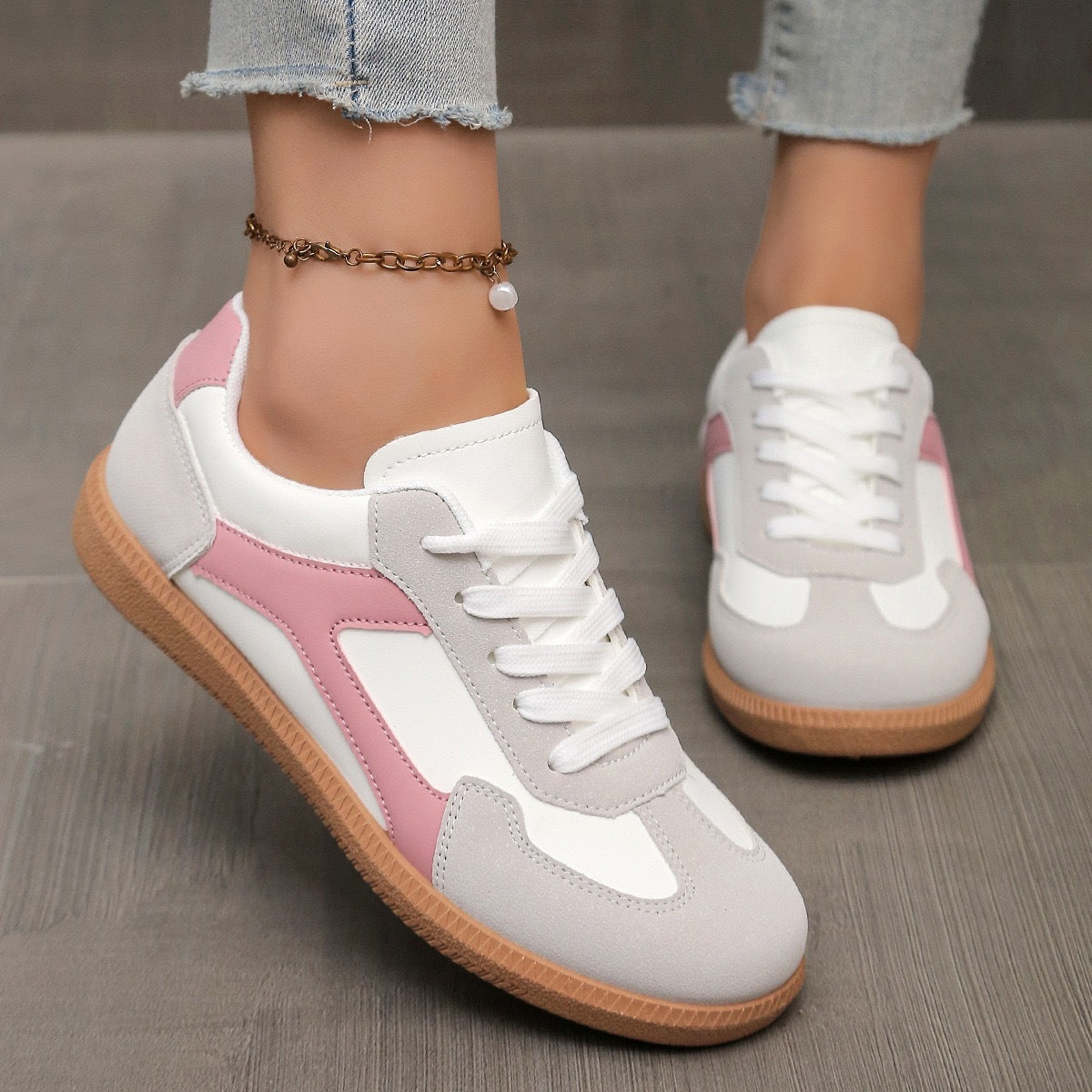 Retro Color German Training Sneakers-Unisex