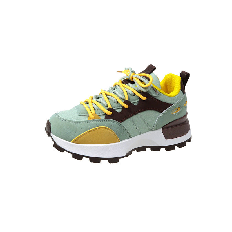 Retro Style Lightweight Platform Sneakers for Women – Street Comfort Edition