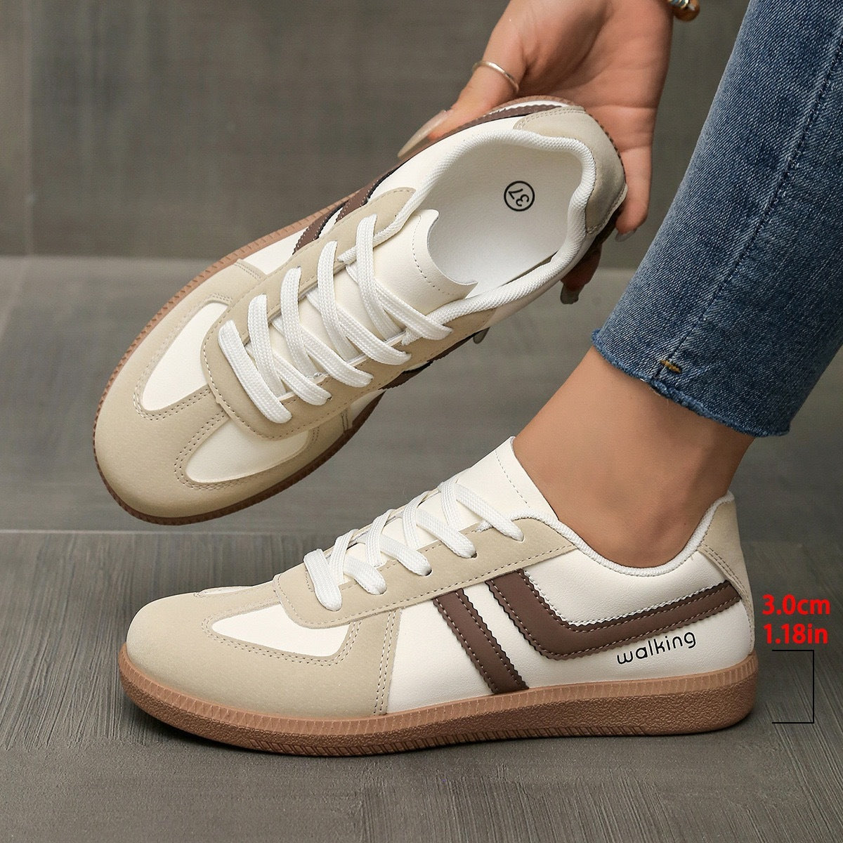 Retro Color German Training Sneakers-Unisex