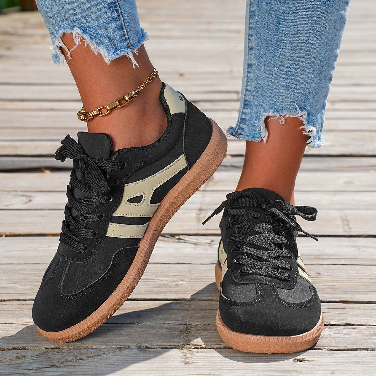 Retro Color German Training Sneakers-Unisex
