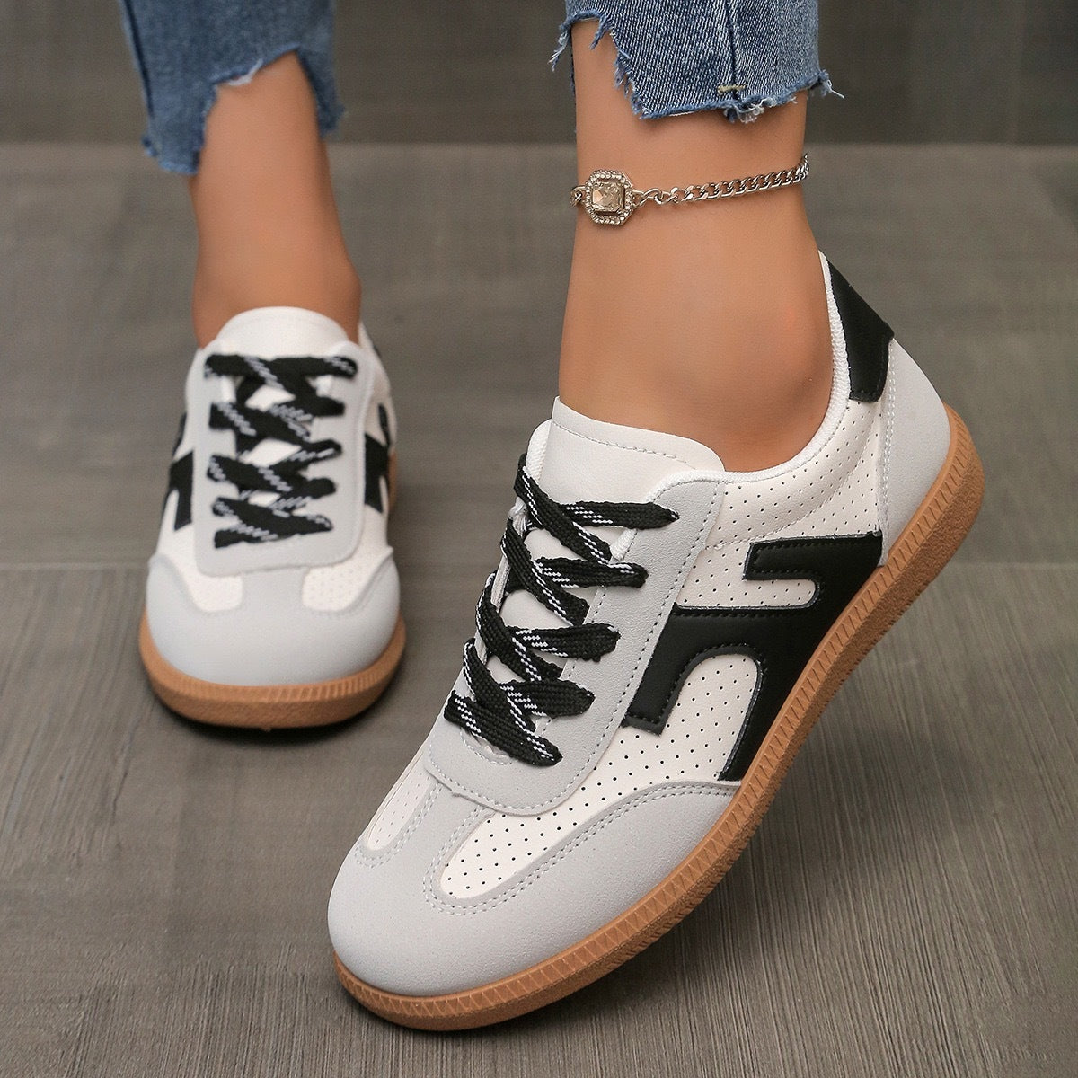 Retro Color German Training Sneakers-Unisex