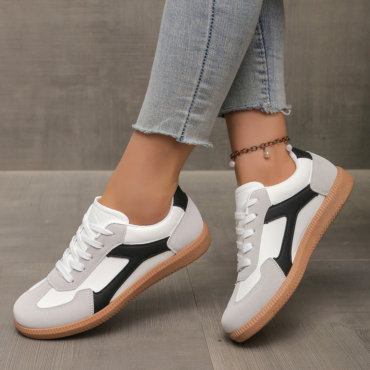 Retro Color German Training Sneakers-Unisex