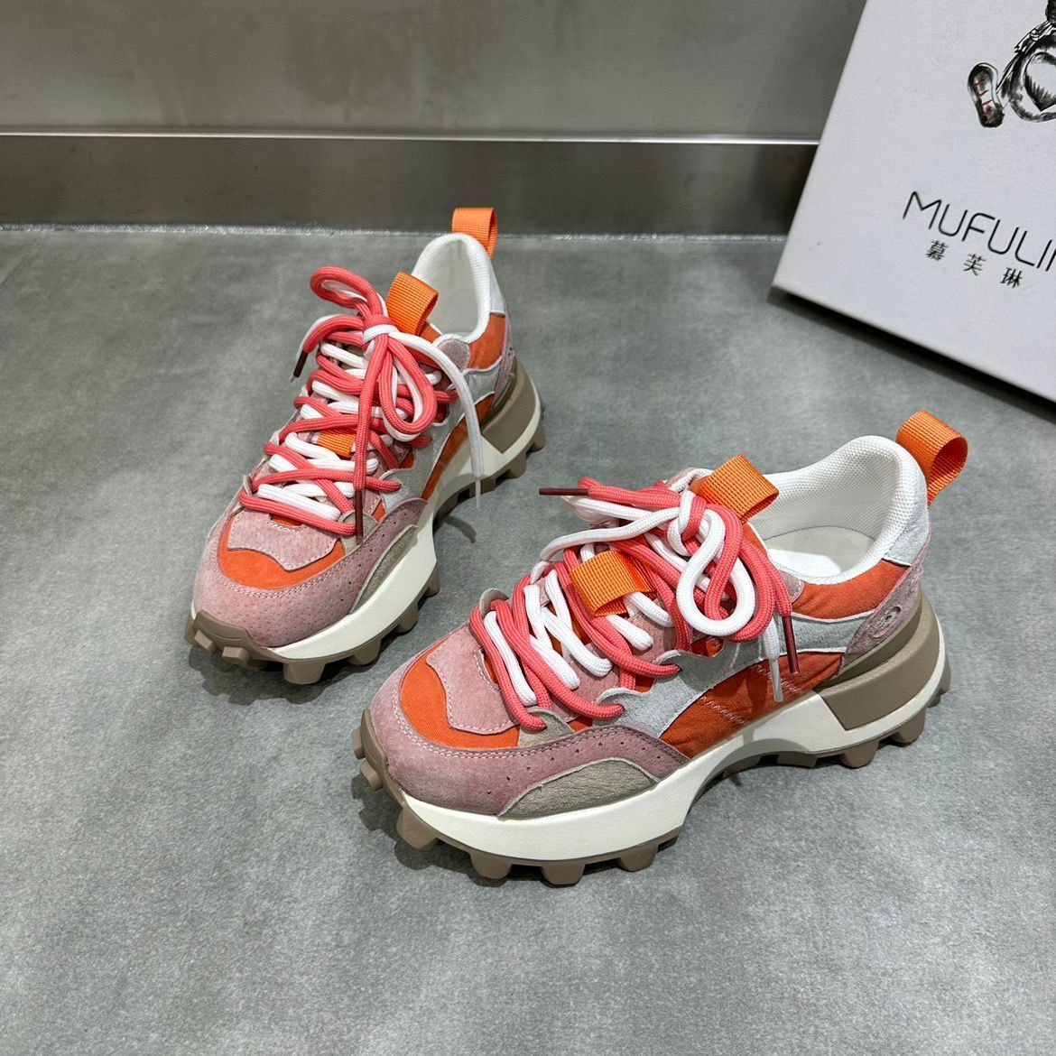 Retro Style Platform Sneakers-casual & Trendy for Women