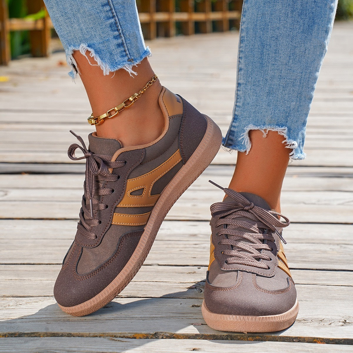 Retro Color German Training Sneakers-Unisex