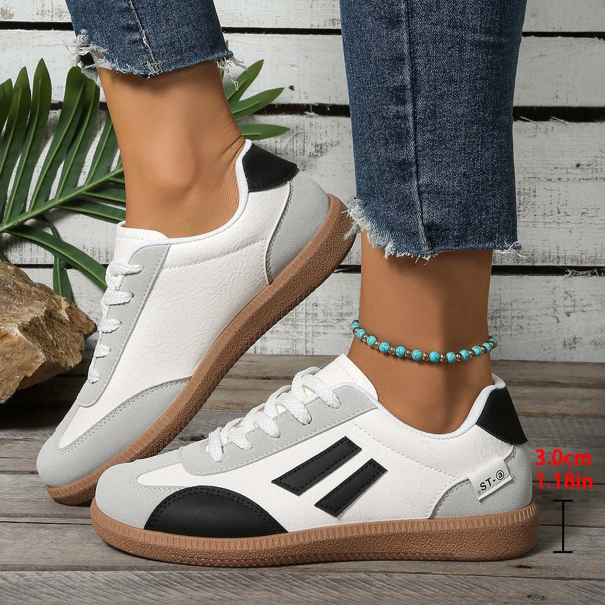 Retro Color German Training Sneakers-Unisex