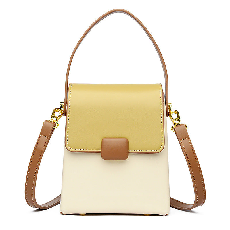 Mini Textured Crossbody bag-beige