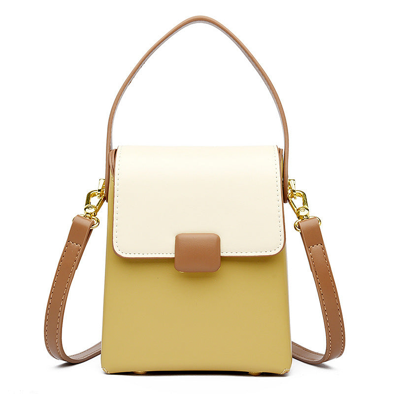 Mini Textured Crossbody bag-beige